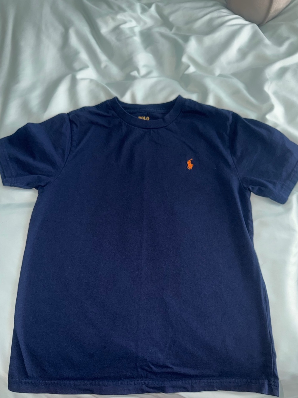 Polo Ralph Lauren Boys Navy Blue Cotton Logo Tshirt